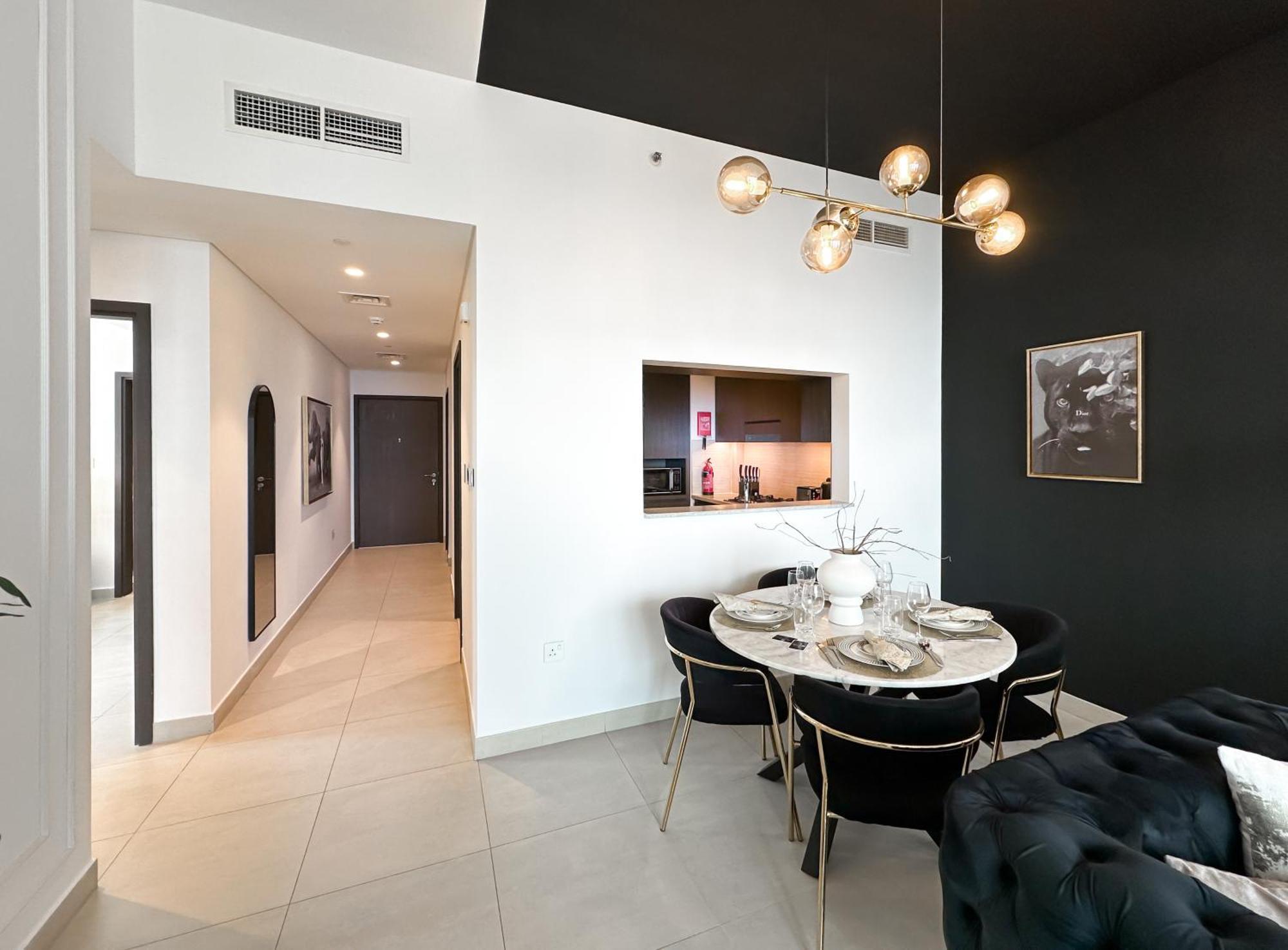 Stylish 2 Bedroom Dior-Inspired Apartment Connected To Dubai Mall Eksteriør billede