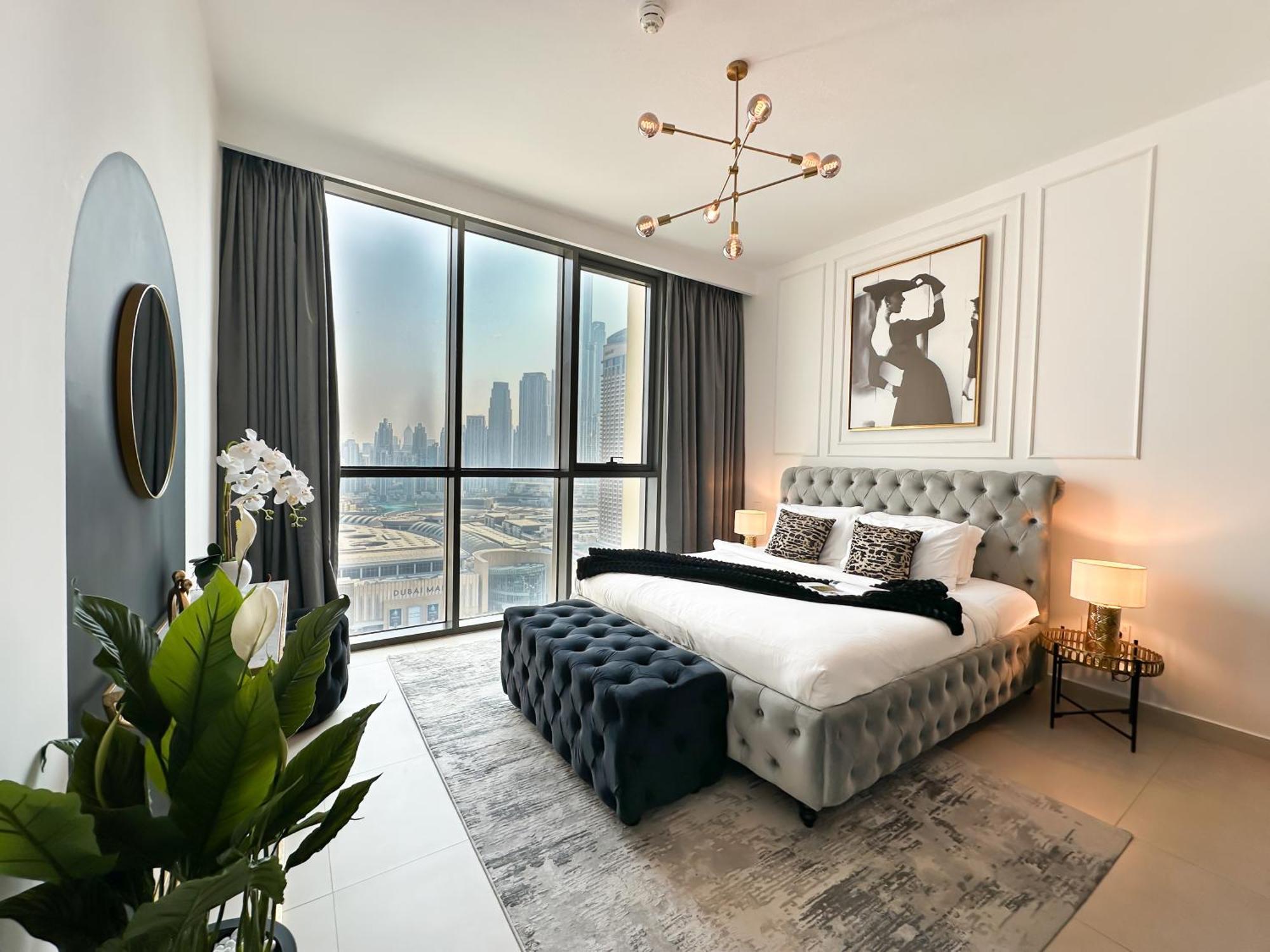 Stylish 2 Bedroom Dior-Inspired Apartment Connected To Dubai Mall Eksteriør billede